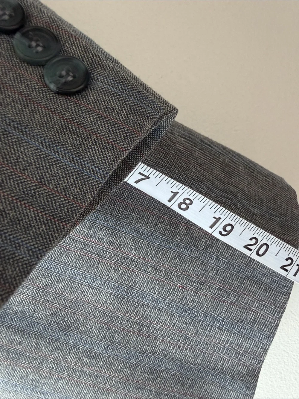 Men's Gray Pinstripe Sport‎ Coat Blazer